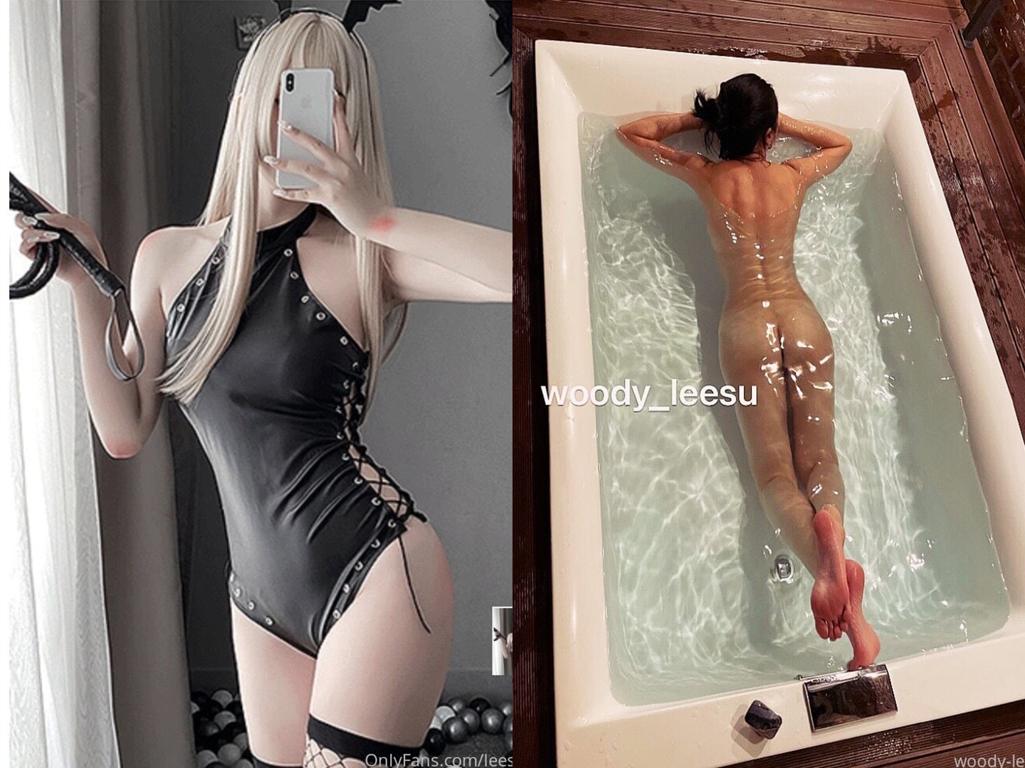 南韓百合情侶｜LeesuWoody｜Woody-Leesu｜換妻轟趴 69V